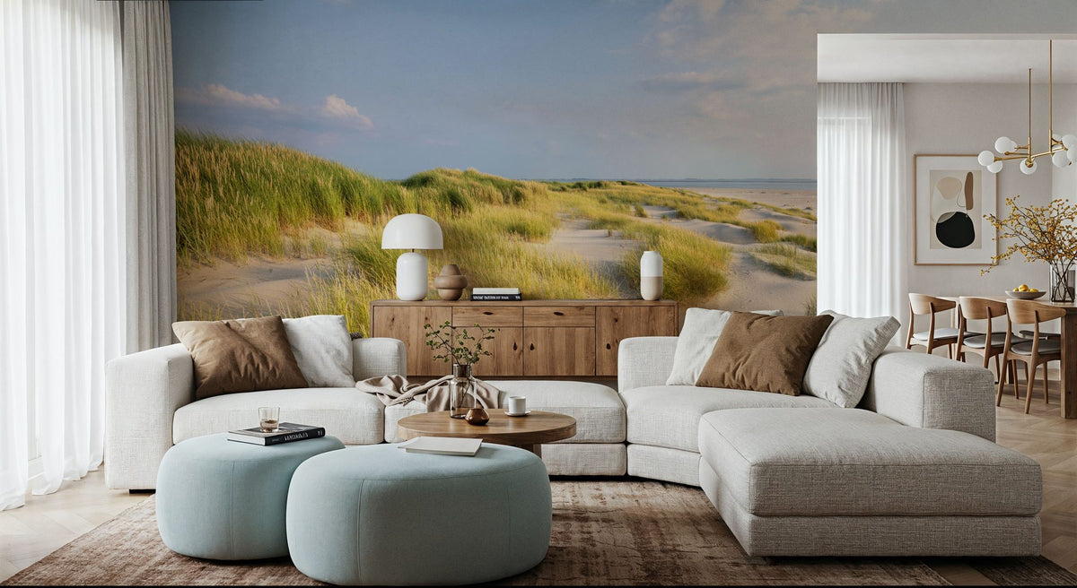 Beach Grass Dunes Mural Wallpaper - room preview 04