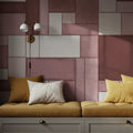 Spectrum Blocks, Rose Mural Wallpaper - room preview 04