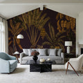 Banana Grove, Plum Mural Wallpaper - room preview 04