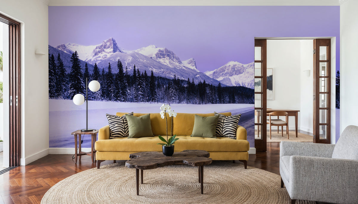 Trans Canada Highway Mural Wallpaper - room preview 04