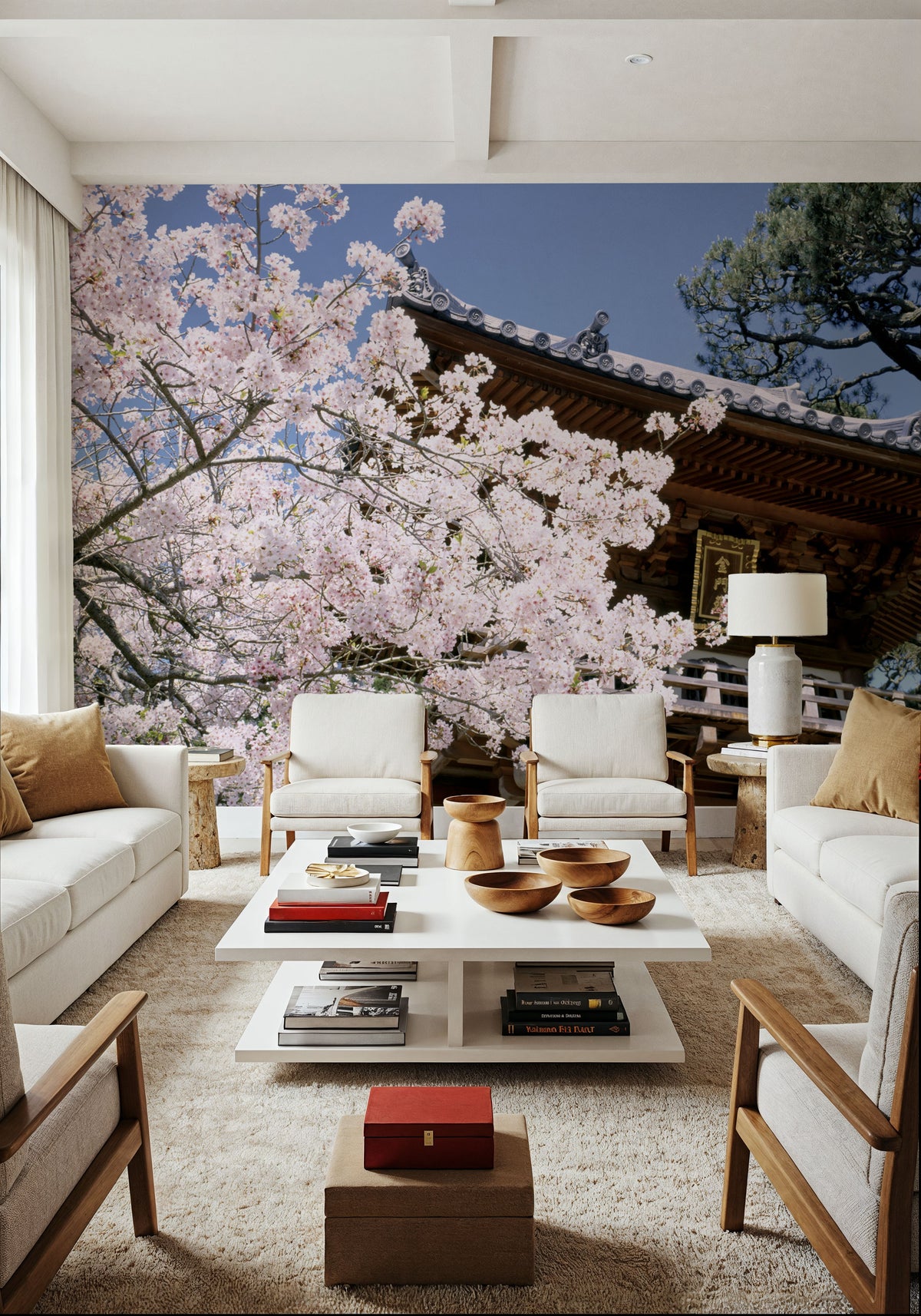 Kyoto Blossom Mural Wallpaper - room preview 04