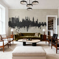 Würzburg Germany Skyline Concrete Mural Wallpaper - room preview 04