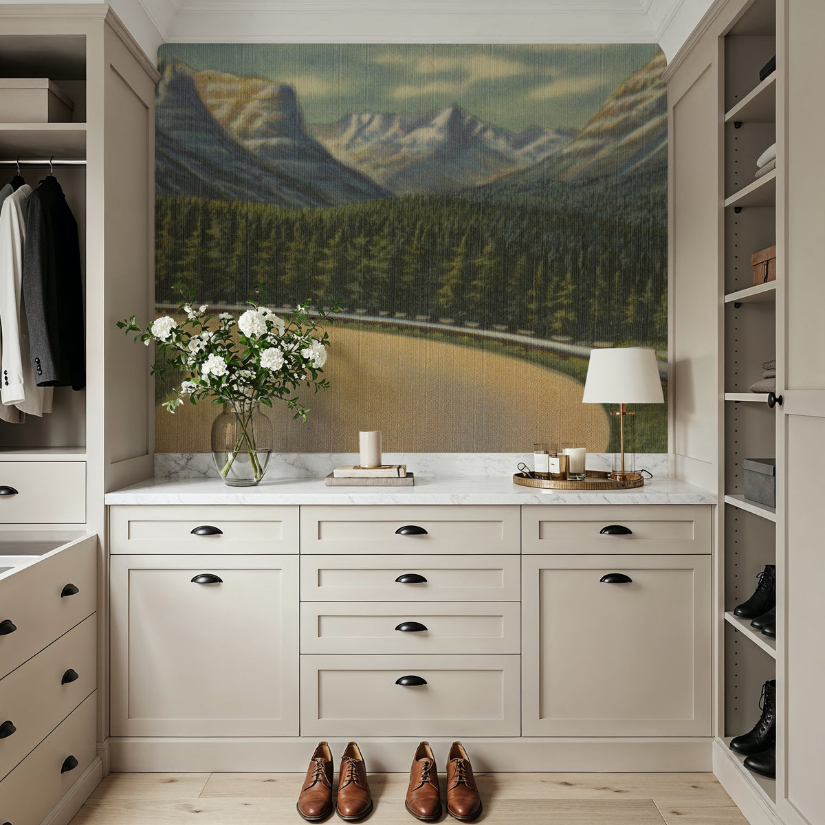 Sun Highway Mural Wallpaper - room preview 04