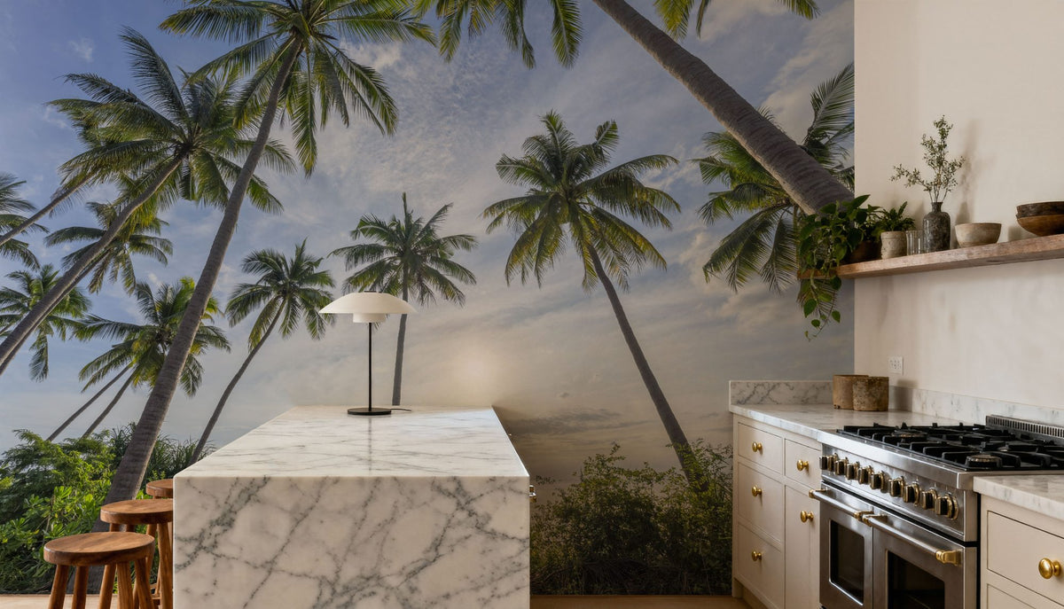 Palm Horizon Mural Wallpaper - room preview 04