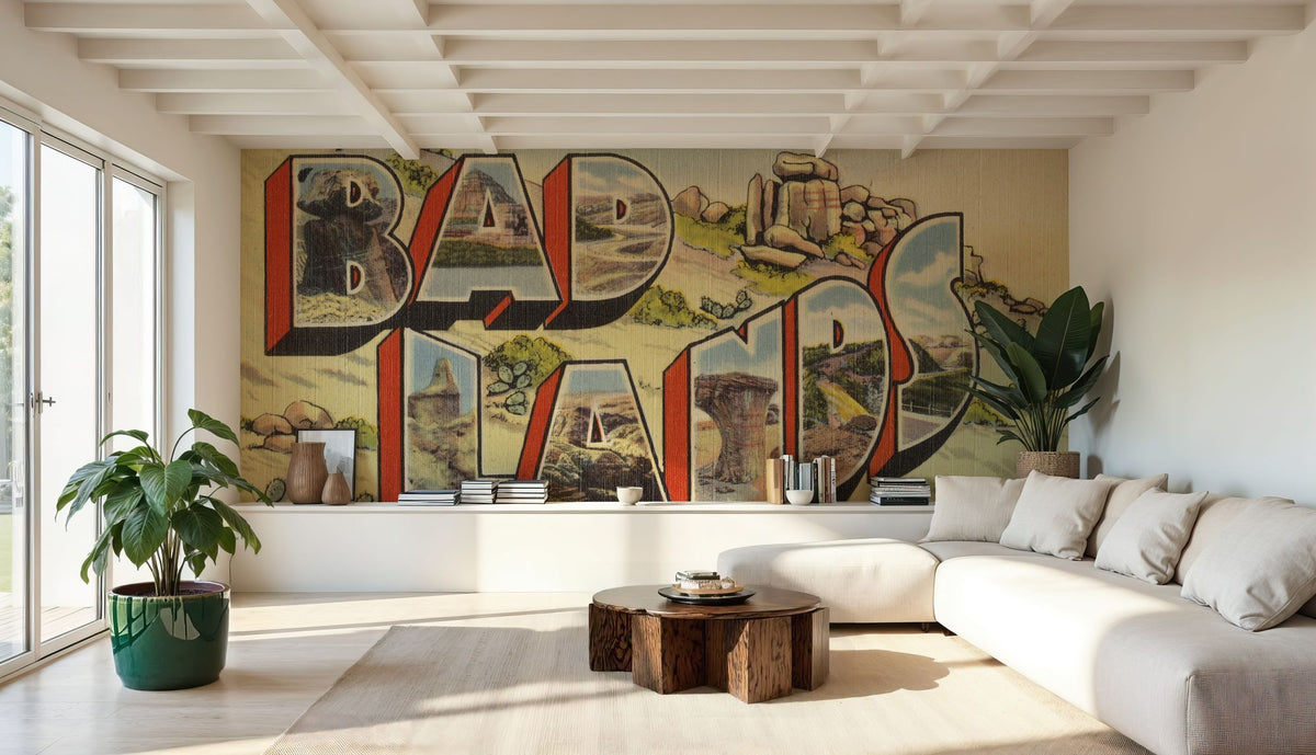 Greetings From Badlands Mural Wallpaper - room preview 04