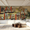 Greetings From Badlands Mural Wallpaper - room preview 04