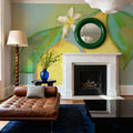 Blue Lemon II Mural Wallpaper - room preview 04