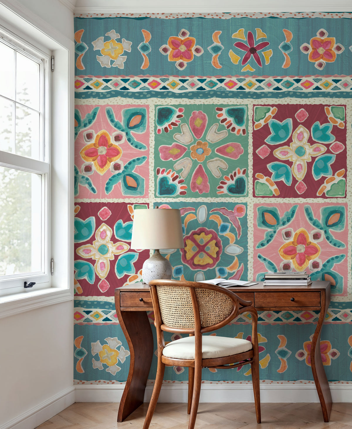 My Bohemian Life Cornered Mural Wallpaper - room preview 04