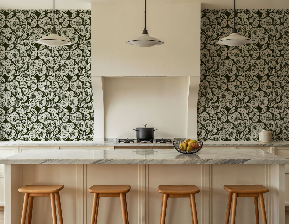 Country Floral Mural Wallpaper - room preview 04