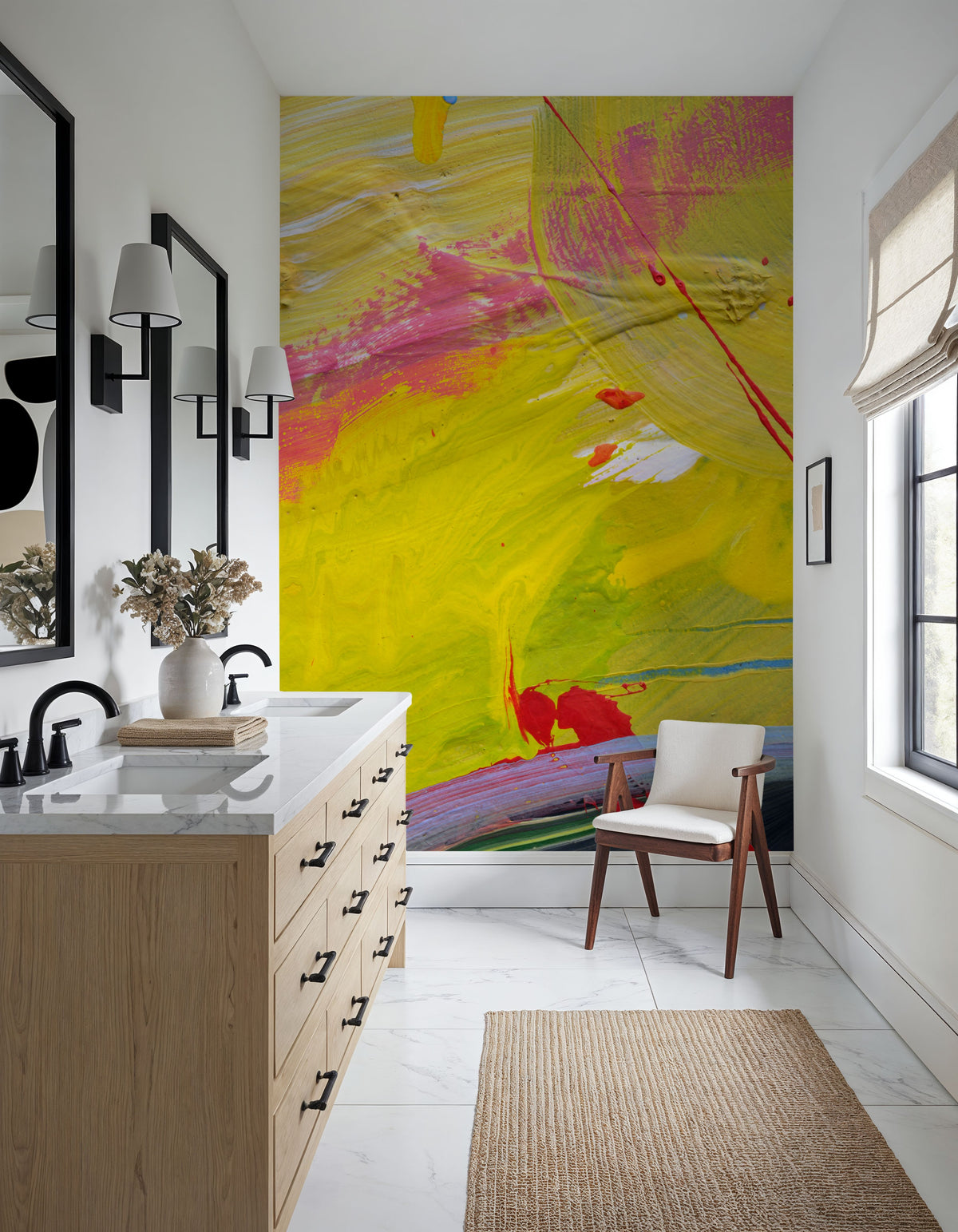Paper Cut Mural Wallpaper - room preview 04