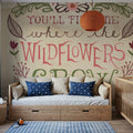 Floralscape Fairies V Mural Wallpaper - room preview 04