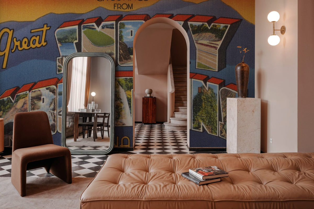 Greetings From Smokey Mountains Mural Wallpaper - room preview 04