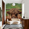Highland Meadow Portrait Mural Wallpaper - room preview 04