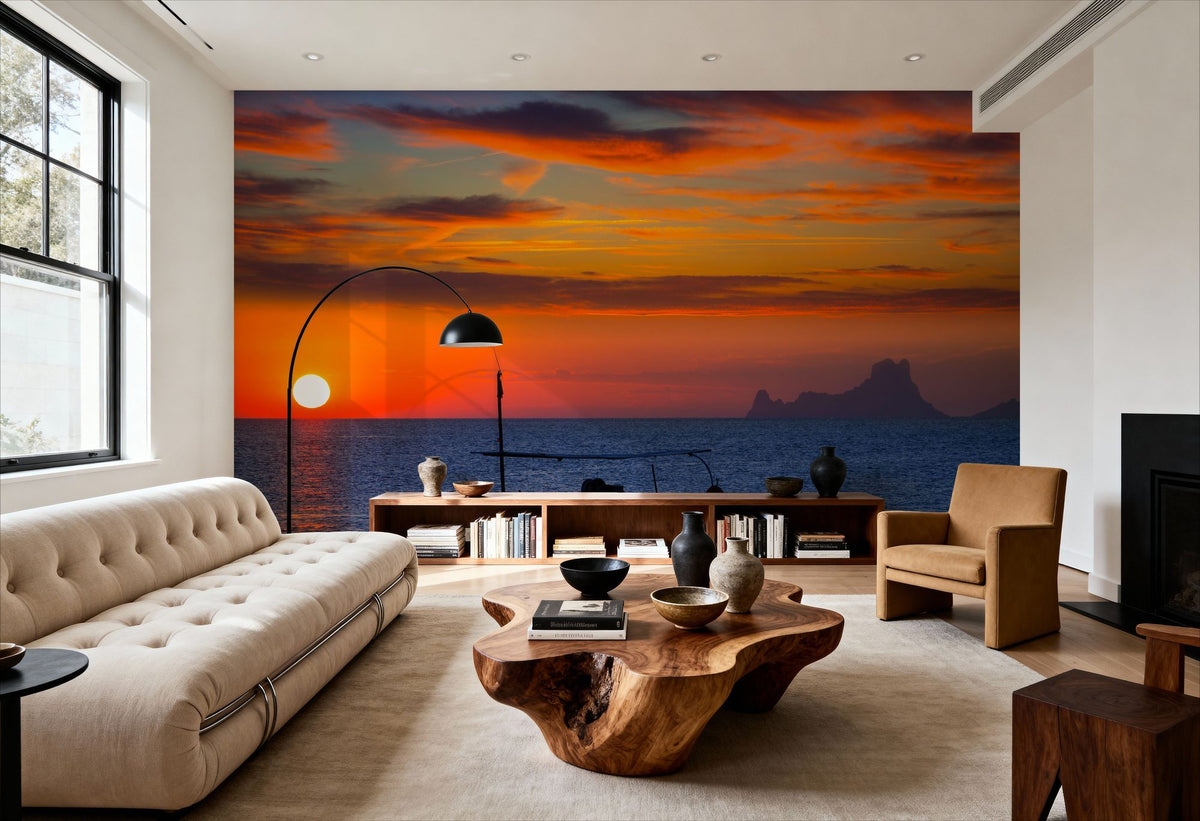 Es Vedra Sunset Mural Wallpaper - room preview 04