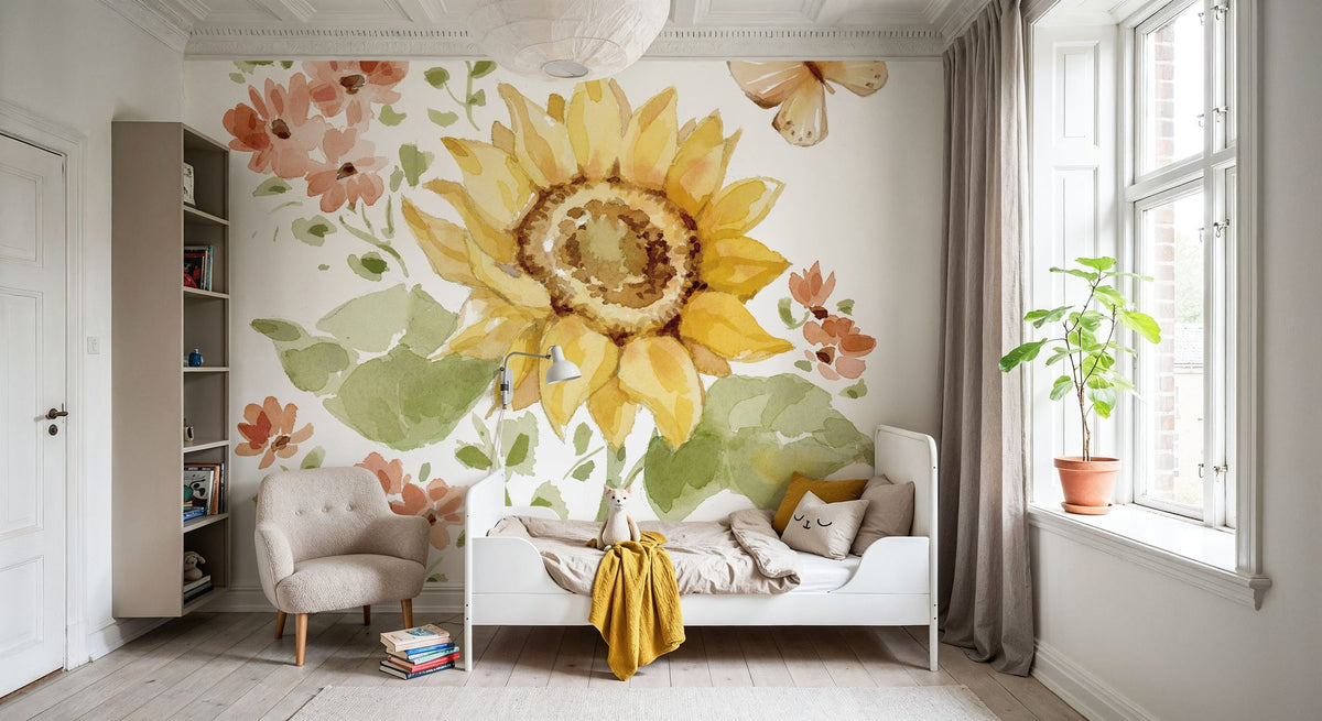 Fall Cottage Garden II Mural Wallpaper - room preview 04