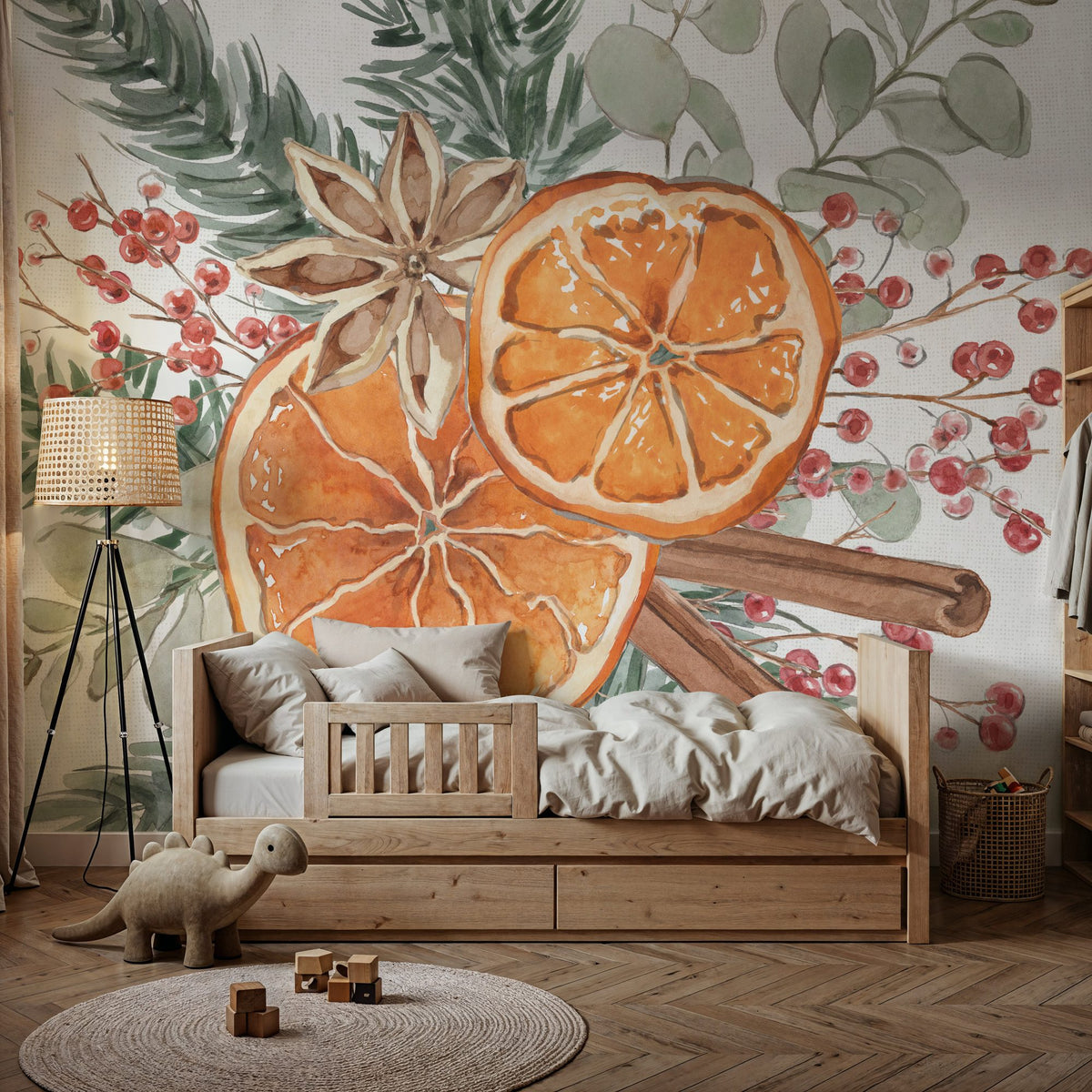 Winter Warmth IV Mural Wallpaper - room preview 04