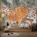 Winter Warmth IV Mural Wallpaper - room preview 04