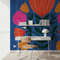 Modern Botanical I Mural Wallpaper - room preview 04