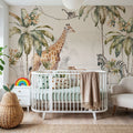 Whimsical Wildlife Mural Wallpaper - room preview 04