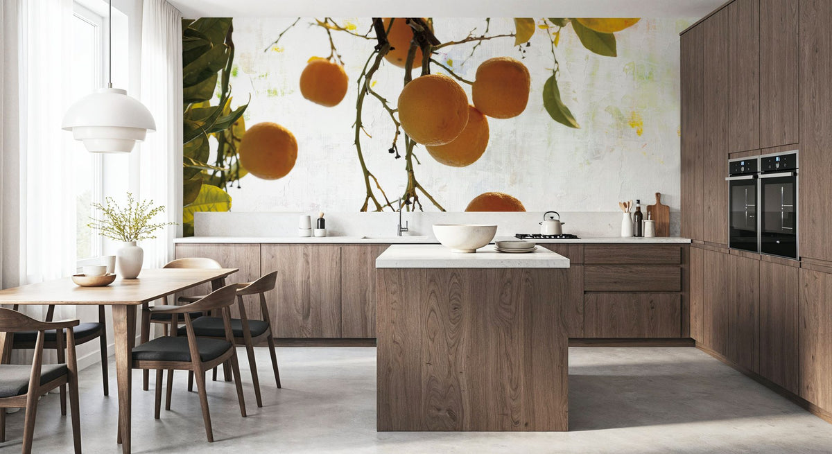 Oranges IV Mural Wallpaper - room preview 04