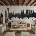 Quito Ecuador Skyline Black & White Mural Wallpaper - room preview 04