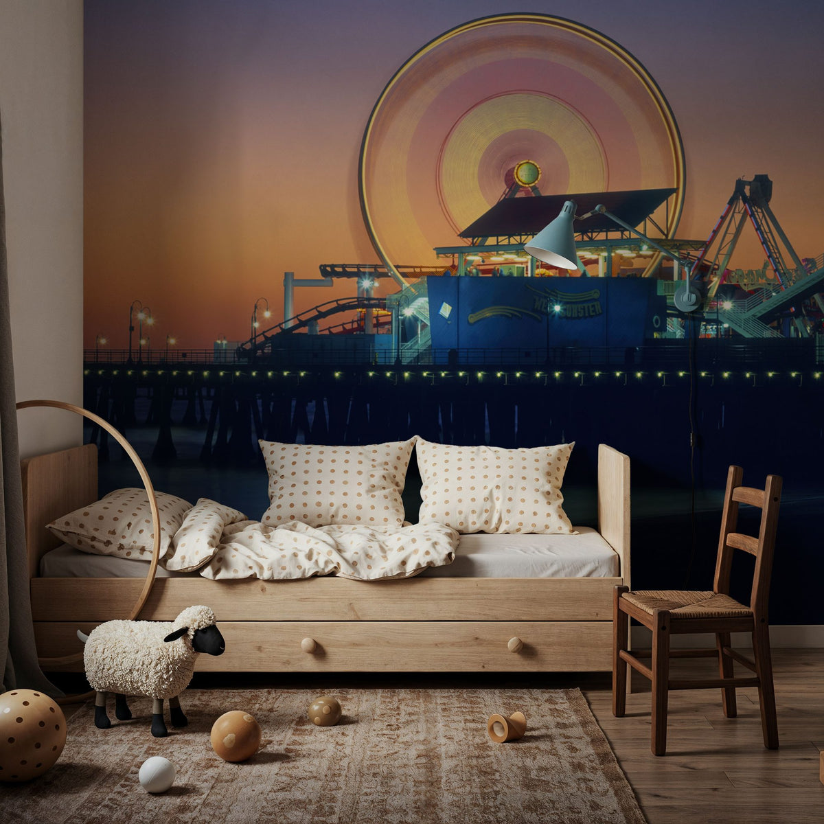 Twilight Carnival Mural Wallpaper - room preview 04