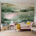 Midsummer Meadow VI Mural Wallpaper - room preview 04