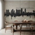 Ulaanbaatar Mongolia Skyline Concrete Mural Wallpaper - room preview 04