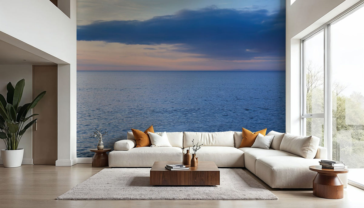 Tranquil Horizon Photo Mural Wallpaper - room preview 04