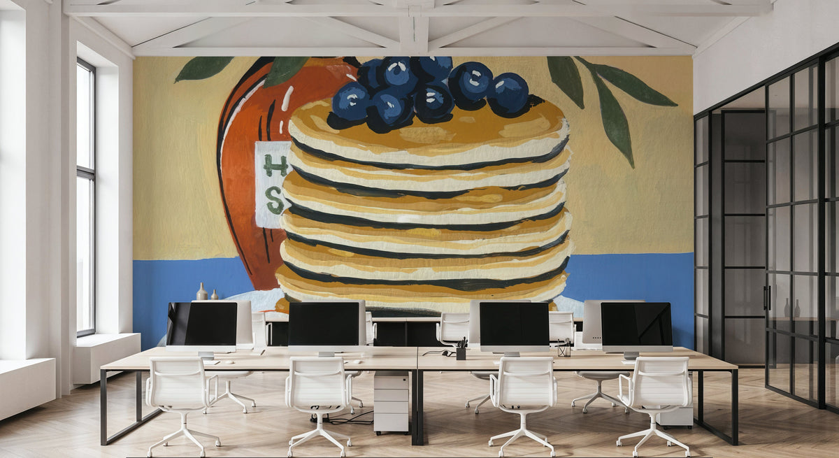 Pancake Day Mural Wallpaper - room preview 04
