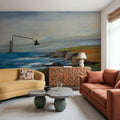 Golden Cliff Mural Wallpaper - room preview 04