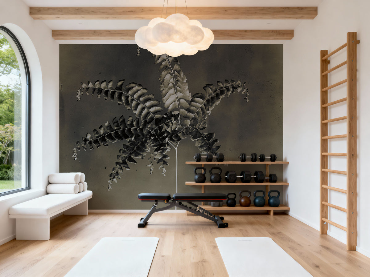 Glass Plate Botanical I Mural Wallpaper - room preview 04
