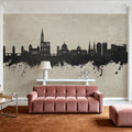 Strasbourg France Skyline Concrete Mural Wallpaper - room preview 04
