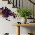 Münster Germany Skyline Purple & Gold Mural Wallpaper - room preview 04