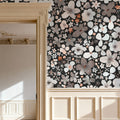 Wildflower Meadow, Dark Mural Wallpaper - room preview 04