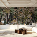 Tropical Wonderland, Lavender Mural Wallpaper - room preview 04