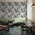 Jungle Animals Toile Mural Wallpaper - room preview 04
