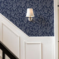 Chawton Leaves Mural Wallpaper - room preview 04