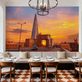 Metropolitan Sunset Yellow Mural Wallpaper - room preview 04