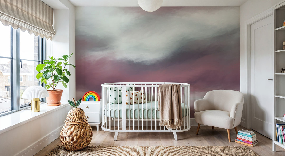 The Silent Horizon, Rose Mural Wallpaper - room preview 04