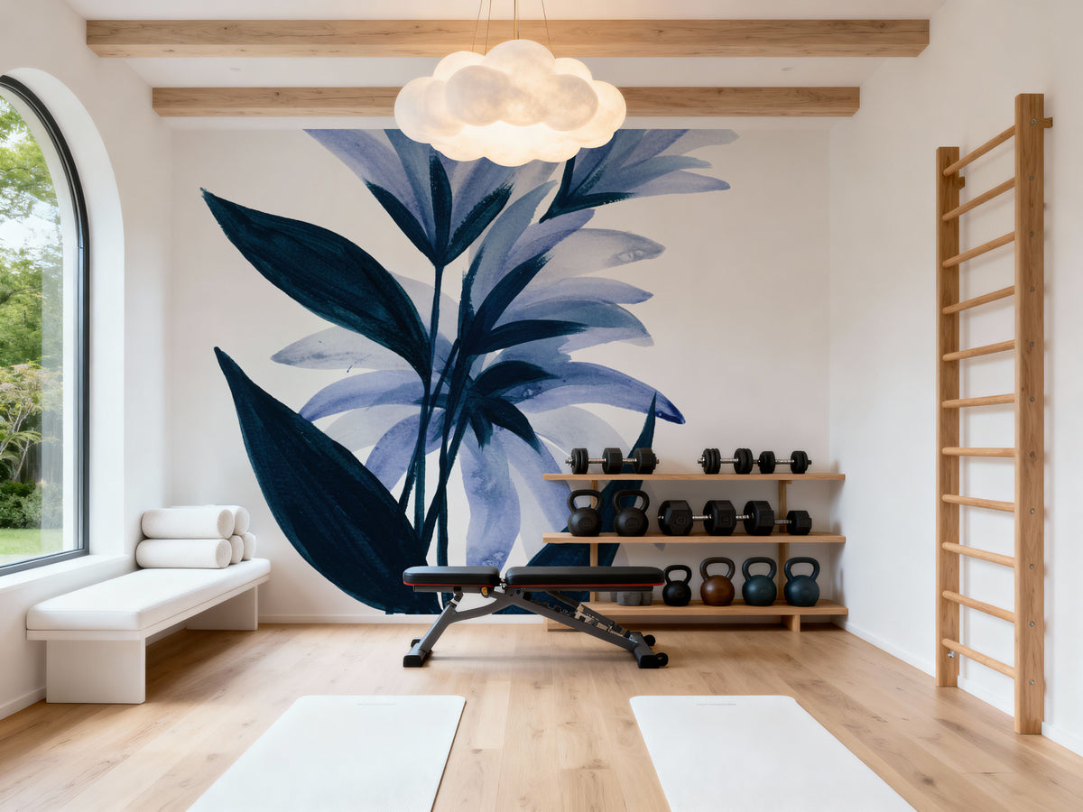 Midnight Blossoms I Mural Wallpaper - room preview 04