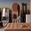 Golden Bridge Horizon Mural Wallpaper - room preview 04