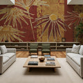 Flowers on Spice Mural Wallpaper - room preview 04