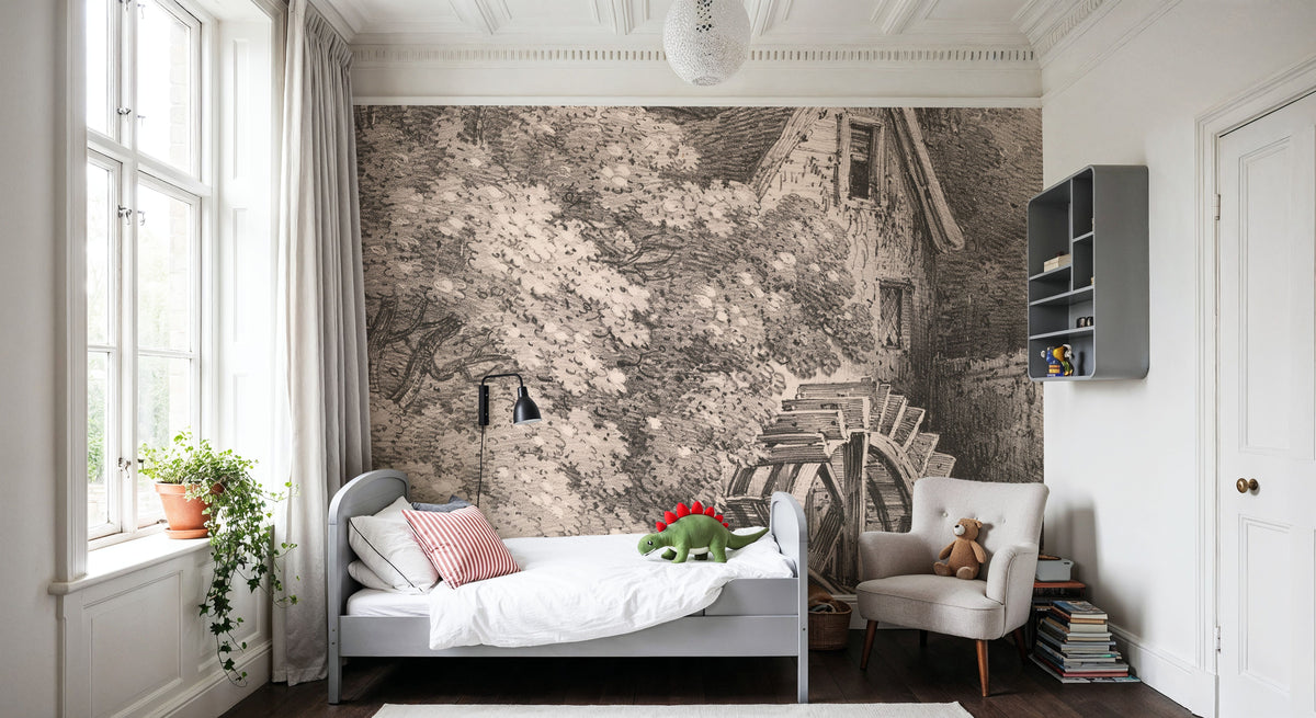 Elder Tree Mural Wallpaper - room preview 04