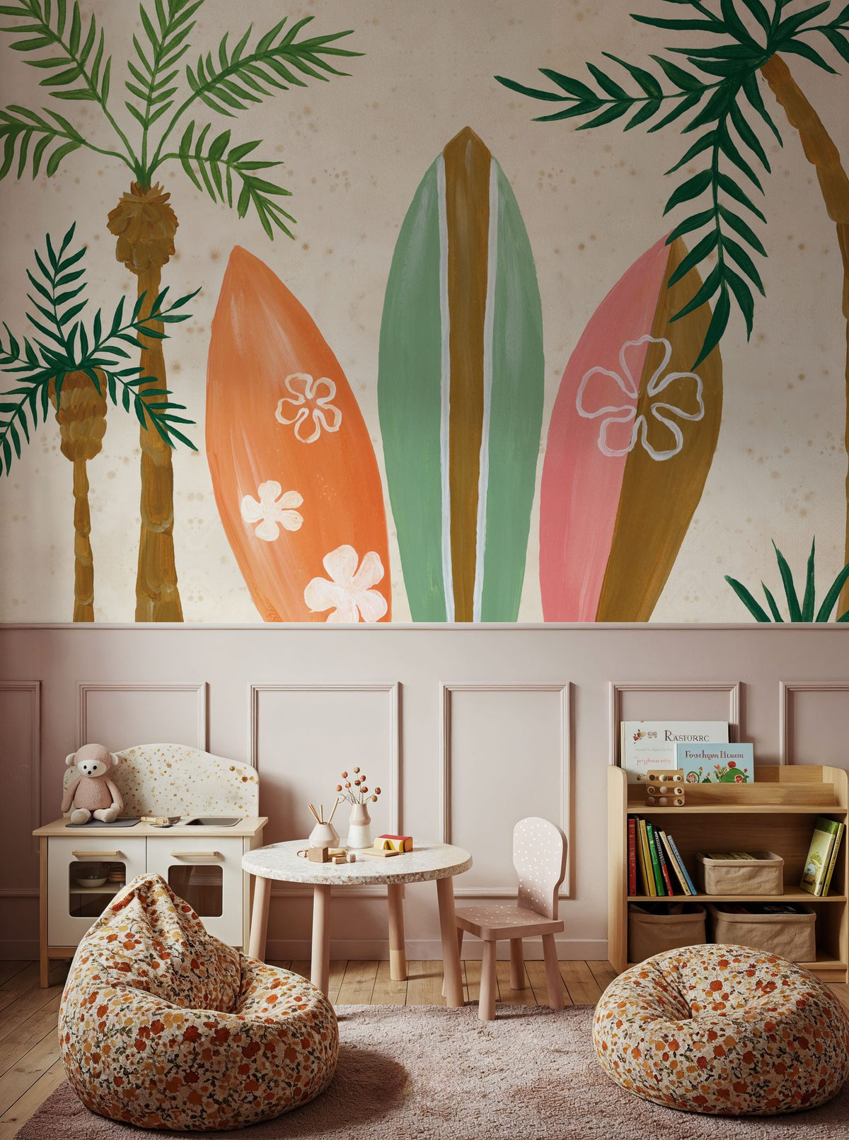 Beach Day IV Mural Wallpaper - room preview 04