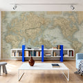 The World Map Asia Mural Wallpaper - room preview 04