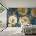 Camellia Blossoms Mural Wallpaper - room preview 04