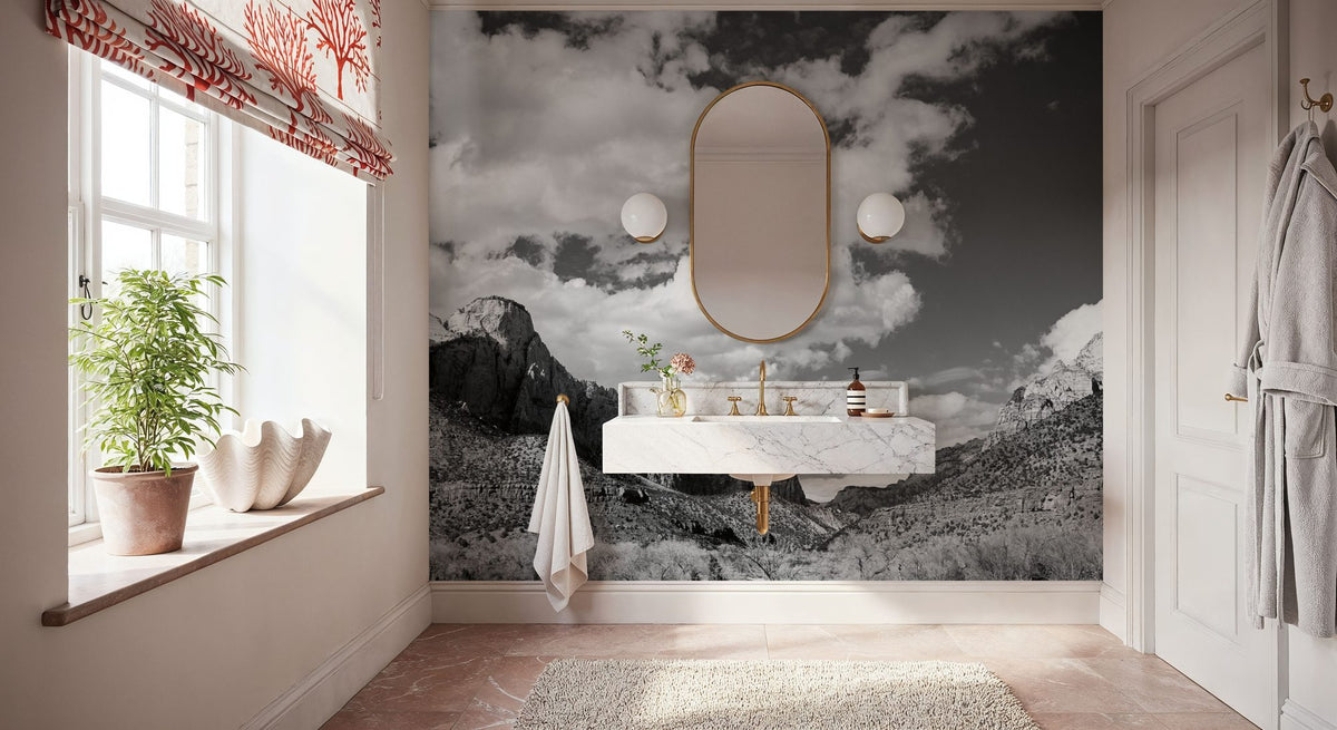 Zion Canyon Mural Wallpaper - room preview 04