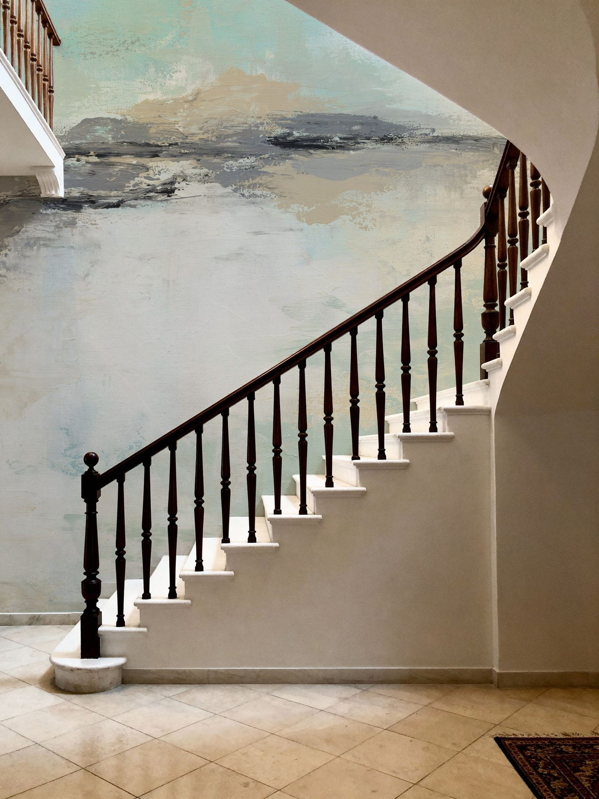 Gentle Coastline Mural Wallpaper - room preview 04