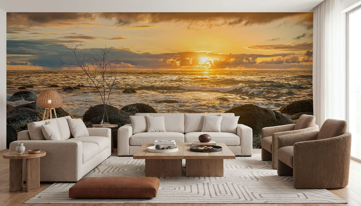 Kauai Sunset Mural Wallpaper - room preview 04